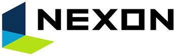 A black and white logo of nexxt